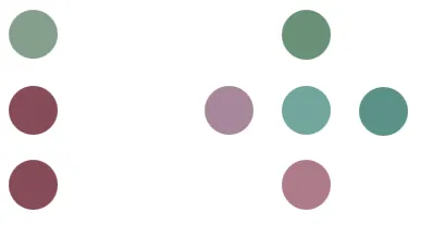 Exemples de planches du City University Colour Vision Test