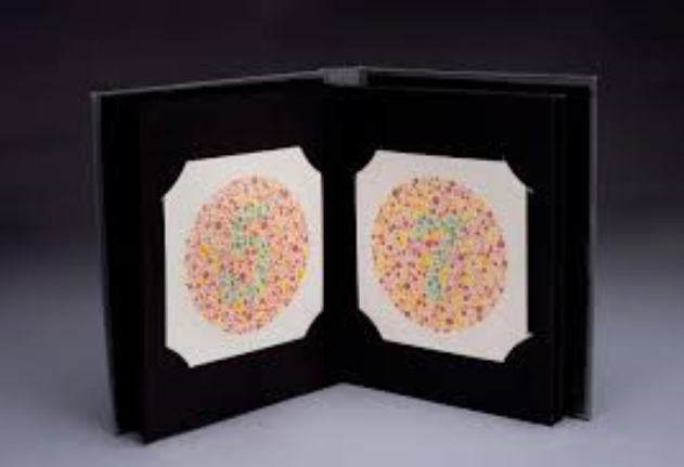 Test d'Ishihara — planches de points colorés