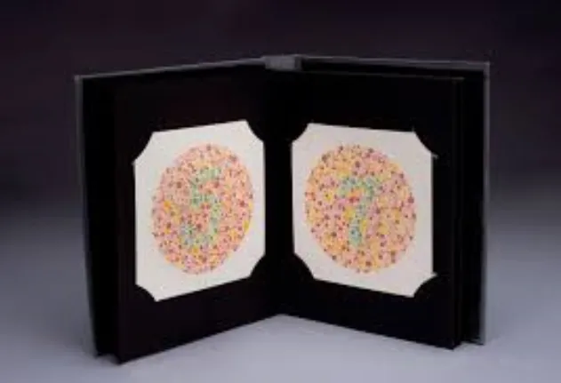 Test d'Ishihara — planches de points colorés