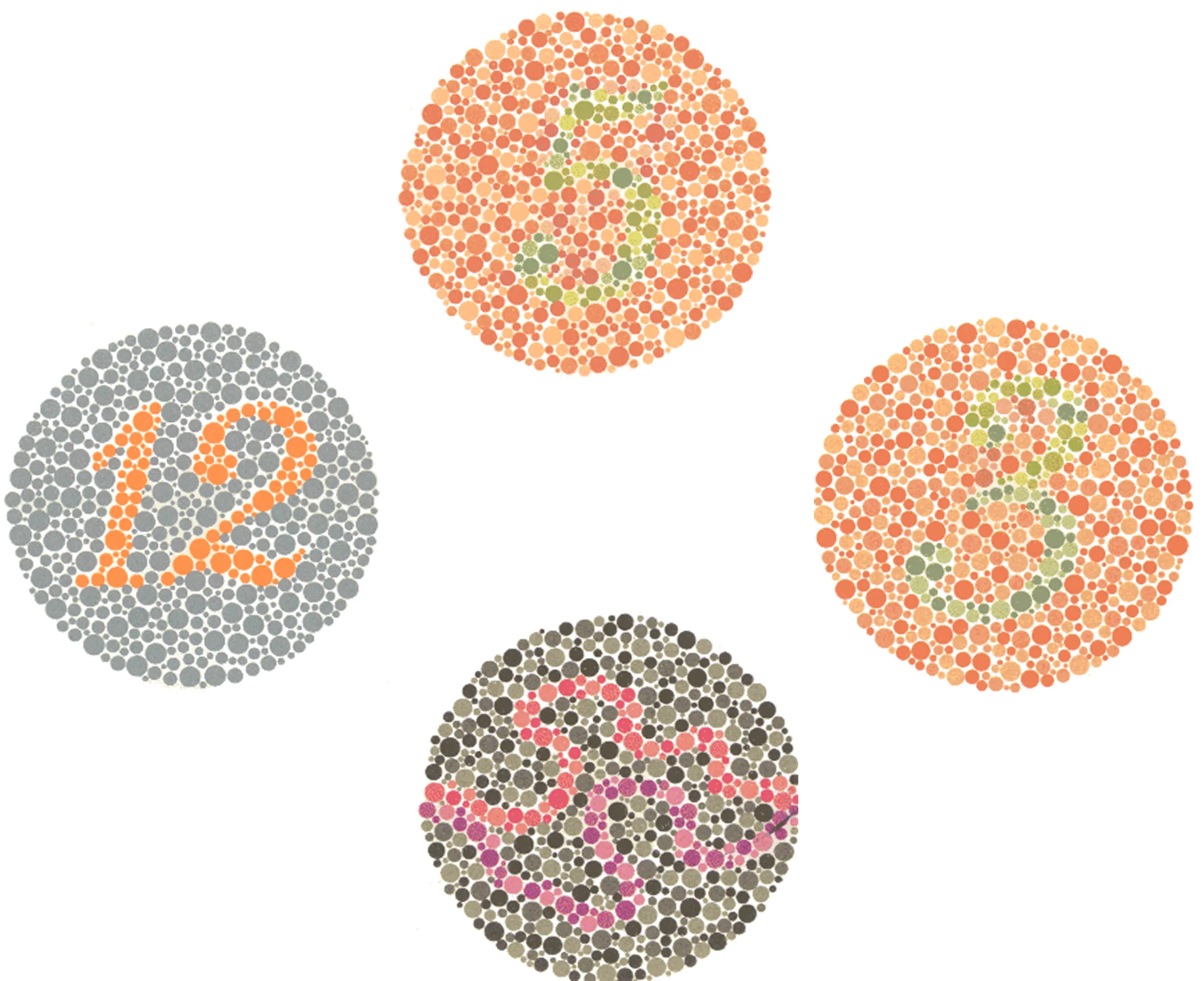 Planches du test d'Ishihara